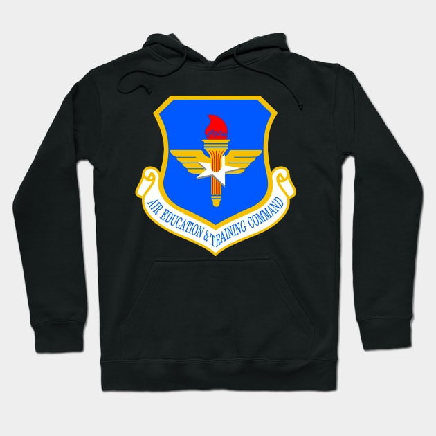 Air Education and Training Command Shield Hoodie by Spacestuffplus